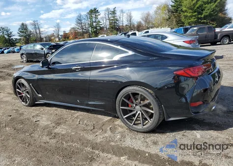 2017 Infiniti Q60 Red Sport 400 from USA, damaged, VIN JN1FV7EL0HM701183